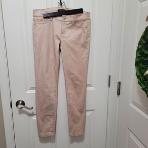 Pale pink white house black market pants, skinny, 6R